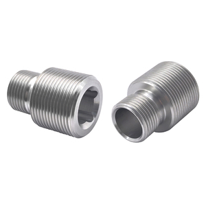 New JIAX Brand Stainless Steel Oil Filter Thread <b>Adapter</b> 13/16"-16 1-1/8"-16 CNC Turned Reducer High-Pressure Engine Oil - Product Image 1