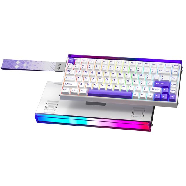 Aula Hero84 HE Magnetic Switch Keyboard Rapid Trigger 8K Polling Rate Full RGB Backlit PBT Keycaps for Competitive Game