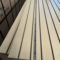 Panneaux MDF rainurés / Panneaux MDF bruts pour présentoirs Slatwall