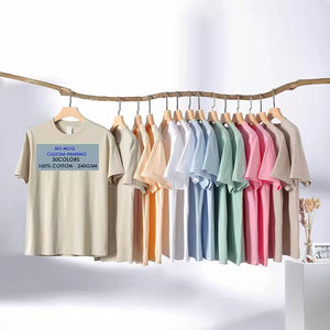 Personalización de alta calidad de camisetas <span class=keywords><strong>blancas</strong></span> de algodón puro 100%, camiseta de gran tamaño para hombre tela de punto en blanco ordinaria - Product Image 6