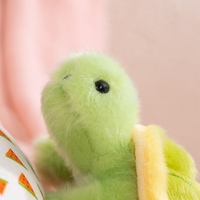 Lindo Peluche de Tortuga Verde Kawaii, Juguete de Peluche Ultra Suave para Niños