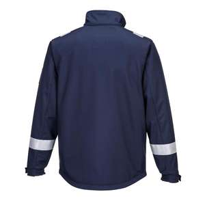 PORTWEST-Chaqueta azul marino MV73NARL Modaflame Softshell-EAN 5036108348251 ROPA DE TRABAJO RESISTENTE A LLAMAS - Product Image 2