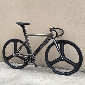 Diseño de freno de posavasos inverso con función de rompevientos para viajes urbanos Unisex adultos gris aleación de aluminio <span class=keywords><strong>Fixie</strong></span> Bike - Product Image 6