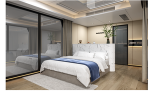 Rumah Taman musim dingin ruang 4 musim bookmark teras rumah dengan profil ekstrusi aluminium Sunroom kaca balkon Sunroom - Product Image 3