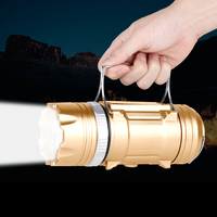 Lanterne de camping / Lampe LED d'extérieur pliable rechargeable (charge USB) Lampe de secours certifiée IP65