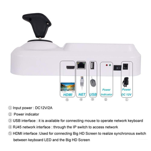 5 ''lcd hiển thị DC12V biến tốc độ Joystick Menu Tiếng Anh PTZ kiểm soát mạng bàn phím - Product Image 3