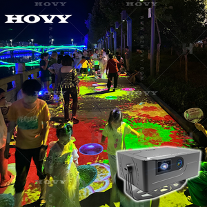 Nhà máy tùy chỉnh đầy đủ màu sắc ngoài trời ma thuật tương tác máy chiếu sàn giải pháp LCD hiển thị 1920x1200 Độ phân giải tự động tập trung cho - Product Image 3