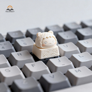 Clavier mécanique personnalisé artisanal en résine PBT, anime mignon, imprimé en 3D, touches multicolores, compatible Nintendo <span class=keywords><strong>Switch</strong></span>/PS4 - Product Image 2