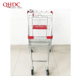 Steel Shopping Cart Metal Shopping Trolley For Supermarket Hand Push Shop Cart