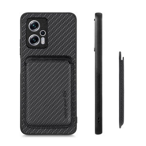 Étui de protection en cuir magnétique vintage moderne avec fentes pour cartes pour Xiaomi 17 15 14 13 <span class=keywords><strong>Redmi</strong></span> <span class=keywords><strong>Note</strong></span> 15 14 13 12 K90 <span class=keywords><strong>K50</strong></span> Poco Nouveau - Product Image 1