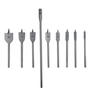 Juego de 10 Brocas Planas de 3 Puntas de 6-32 mm, Abridores <span class=keywords><strong>para</strong></span> Trabajar la Madera con Mango Hexagonal, Juego de Brocas Esencial <span class=keywords><strong>para</strong></span> Herramientas de Carpintería - Product Image 4