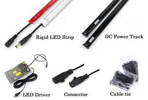 5050 <b>LED</b> Rigid <b>Bar</b> <b>Lights</b> Low-Voltage Micro-Market <b>LED</b> Lighting Kit with Magnetic DC Power Track, Supermarket & Shelf Lighting - Product Image 6