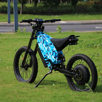 Vélo électrique tout-terrain sans balais, nouvelle batterie grande capacité 15000W, style Stealth Bomber, moto tout-terrain