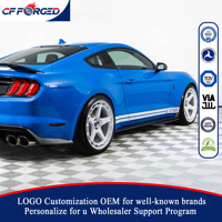 Offre Spéciale Jantes Forgées 6061-T6 Blanc Brillant à 5 Branches 20 21 Pouces 5x114.3 pour Shelby GT500 Conception Personnalisée OEM ODM Course