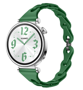 Para GT4 Band 18mm correa de silicona 41mm banda de repuesto transpirable impermeable a prueba de sudor hombres mujeres Huawei correa de reloj - Product Image 4