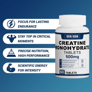 Tabletas de Creatina Monohidrato <span class=keywords><strong>Pre</strong></span>-Entrenamiento, Suplementos Deportivos OEM, Apoyo para el Cuidado de la Salud, Tabletas de Creatina - Product Image 2