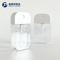 Flacon vaporisateur de parfum portable de 50 ml, format carte de crédit, rechargeable, pour parfum, alcool ou désinfectant pour les mains