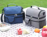 Sac isotherme bandoulière Oxford personnalisé MKW9013 grande capacité, double couche isolante, imperméable pour camping en extérieur