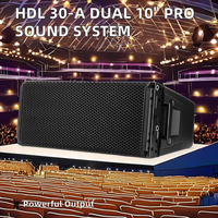 HDL30-A Pro Sound Double Enceintes PA Actives Bi-Voie de Type Line Array 10 Pouces Audio & Éclairage Vidéo Professionnels pour Mariages
