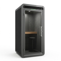 Cabine de bureau insonorisée moderne, cabine téléphonique acoustique, cabine d'intimité pour espace de travail ouvert