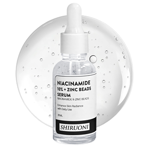 Marque privée Hydratant pour le visage Blanchiment <span class=keywords><strong>de</strong></span> la <span class=keywords><strong>peau</strong></span> Hydrate en profondeur Éclaircit le sérum pour le visage à la niacinamide et aux <span class=keywords><strong>perles</strong></span> <span class=keywords><strong>de</strong></span> zinc - Product Image 1