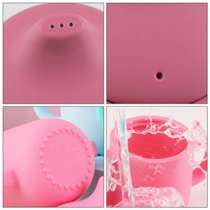 Gobelet d'apprentissage en silicone pour enfants, sans BPA, avec poignée, vente en gros 2024, promotion pour bébés - Product Image 4