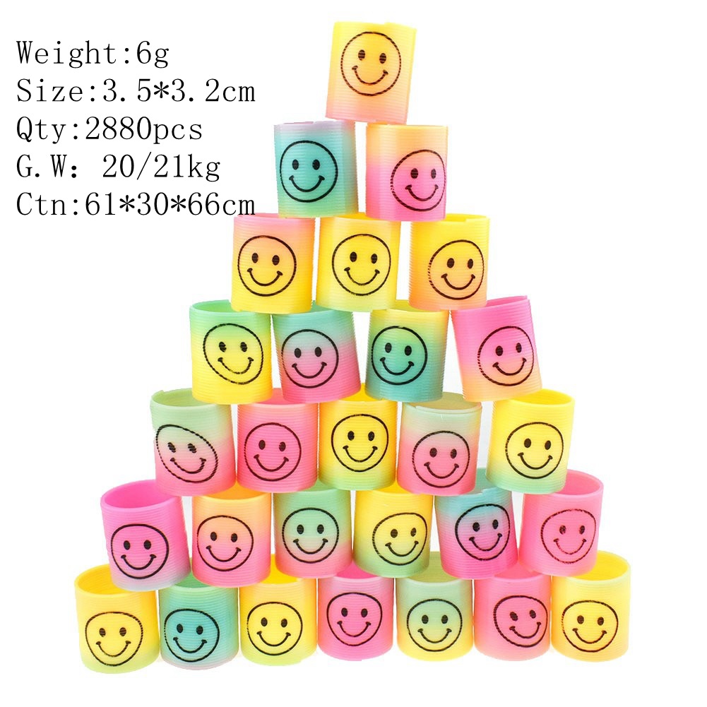 Smiley rainbow circle