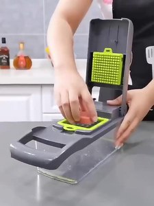 Hot bán nhà bếp accessories16 trong 1 nhà bếp công cụ cầm tay của nhãn hiệu trái cây rau cắt hành tây Dicer Slicer - Product Image 5