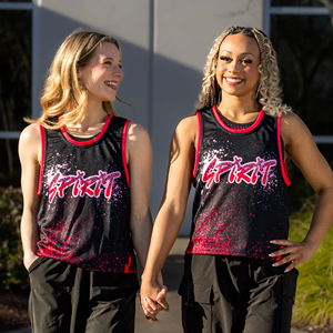 <span class=keywords><strong>Maillot</strong></span> de <span class=keywords><strong>basket</strong></span>-ball personnalisé en mesh respirant, imprimé par sublimation, t-shirt court de cheerleader, vêtements de sport, uniformes - Product Image 3