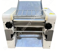 Machine à laminage de pâte électrique automatique pour boulangerie, avec rouleau de pressage pour aplatir le pain, les croissants, la pâte à pizza et la pâte à pâtisserie, et fonction pétrin