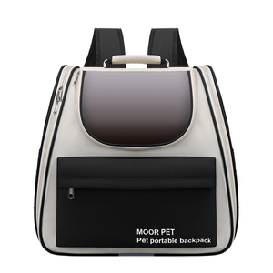 Produk baru ransel hewan peliharaan tamasya kucing portabel bersirkulasi ransel hewan peliharaan tahan lama tas kucing dapat diperbesar perjalanan pembawa - Product Image 2