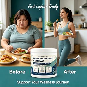 Suplemento en Polvo para el Control de <span class=keywords><strong>Peso</strong></span>, Apoyo Diario para el Metabolismo, Control del Apetito y Liberación de Energí<span class=keywords><strong>a</strong></span>, OEM - Product Image 1