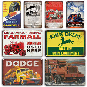 Haute qualité personnalisé rétro métal étain plaque signe Vintage Garage affiche décorative pour moto voiture découpe impression - Product Image 2
