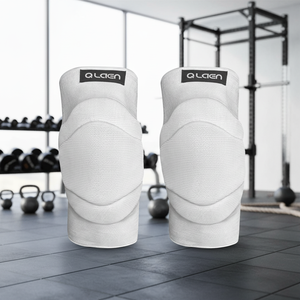 नया फिटनेस डांस टक्कर-रोधी मोटा घुटने की सुरक्षा शुद्ध सूती पसीना सोखने वाला सांस लेने योग्य घुटने का पैड - Product Image 1