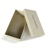 Boîte cadeau en carton noir personnalisée avec logo, fermeture étanche, écologique, réutilisable, avec gaufrage