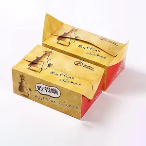 Scatola di carta da asporto a prezzo ragionevole di alta qualità scatola di imballaggio per pollo fritto Eco Fast Food