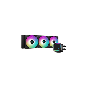 ชุดระบายความร้อนซีพียู DeepCool LE720 ARGB สีดำ ขนาด 360 มม. แบบ AIO รองรับ TDP 250W อัตราการไหลของอากาศ 85.85 CFM ฮีทซิงค์อะลูมิเนียม รองรับ LGA1700 AM5 - Product Image 1