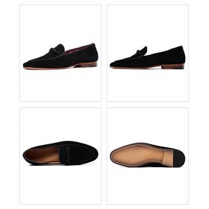 Chaussures habillées décontractées pour hommes, nouveau style tendance, avec semelle antidérapante en cuir, chaussures de marche - Product Image 5