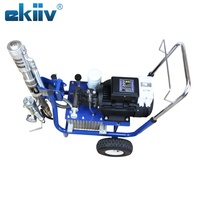 EKIIV Q4 Pompa Dempul Tugas Berat Kelas Komersial untuk Proyek Perbaikan dan Renovasi Dinding dan Plafon dengan Kit Suku Cadang.