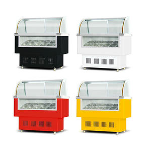 10ボックスアイスクリームチェストフリーザーシングル温度カウンタートップジェラートディスプレイフリーザー - Product Image 2