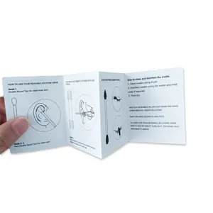 사용자 정의 제품 삽입 인쇄 종이 브로셔/소책자/전단지