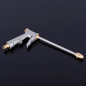 Guoma Ruixiang All Metal High Pressure Water Gun Long <b>Handle</b> For Car Wash Home Cleaning Gardening - Product Image 1