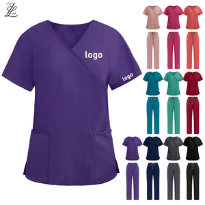 Uniformes de salle d'opération d'hôpital médecin infirmier logo personnalisé médical gommages pour médecin infirmière vêtements de travail d'hiver et d'été - Product Image 1