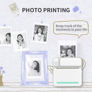 Mini Impresora Fotográfica Portátil, Impresora Térmica Inalámbrica de Plástico con Logotipo Personalizado para Teléfono - Product Image 6