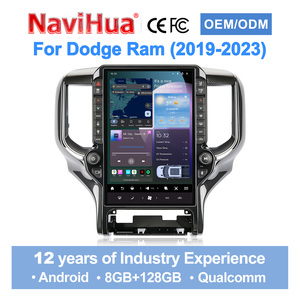 วิทยุติดรถยนต์ NaviHua ระบบแอนดรอยด์ สำหรับรถ Dodge Ram ปี 2019-2023 หน้าจอสัมผัสขนาด 14.4 นิ้ว พร้อมระบบ GPS และ DSP หน่วยความจำ 8GB+128GB ชิปประมวลผล Qualcomm - Product Image 1