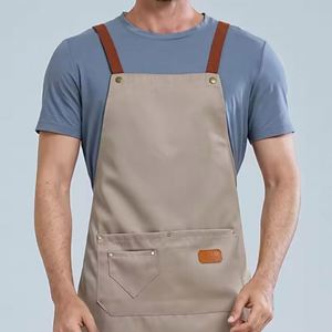 Tablier de cuisine et de barista réglable, imperméable, résistant à l'huile, lavable, pour serveur et charpentier - Product Image 4