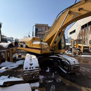 Excavadora de cadenas Caterpillar CAT 320BL 320B usada con bomba de paletas para construcción en excelentes condiciones - Product Image 4