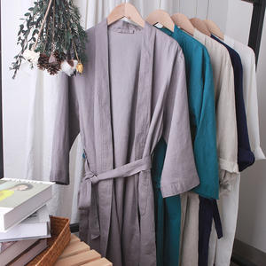 Tissu antibactérien ultra doux avec une sensation de main lissante Robes en lin français pur 100% - Product Image 3