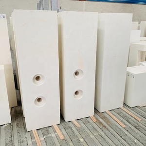 Hongtai vật liệu chịu lửa hợp nhất đúc khối azs alumina Zircon khối silica được sử dụng như khối sủi bọt - Product Image 6