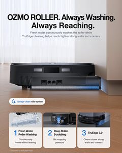 หุ่นยนต์ดูดฝุ่นและถูพื้น Ecovacs X12 OMNICYCLONE ประสิทธิภาพสูง แรงดูด 22000Pa ป้องกันการพันกัน ระบบ AI หลบหลีกสิ่งกีดขวาง พร้อมระบบเทฝุ่นออกอัตโนมัติ - Product Image 1